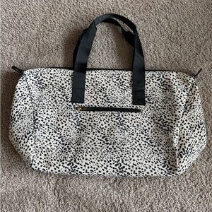 Mali + Lili Leopard Print Duffel Bag